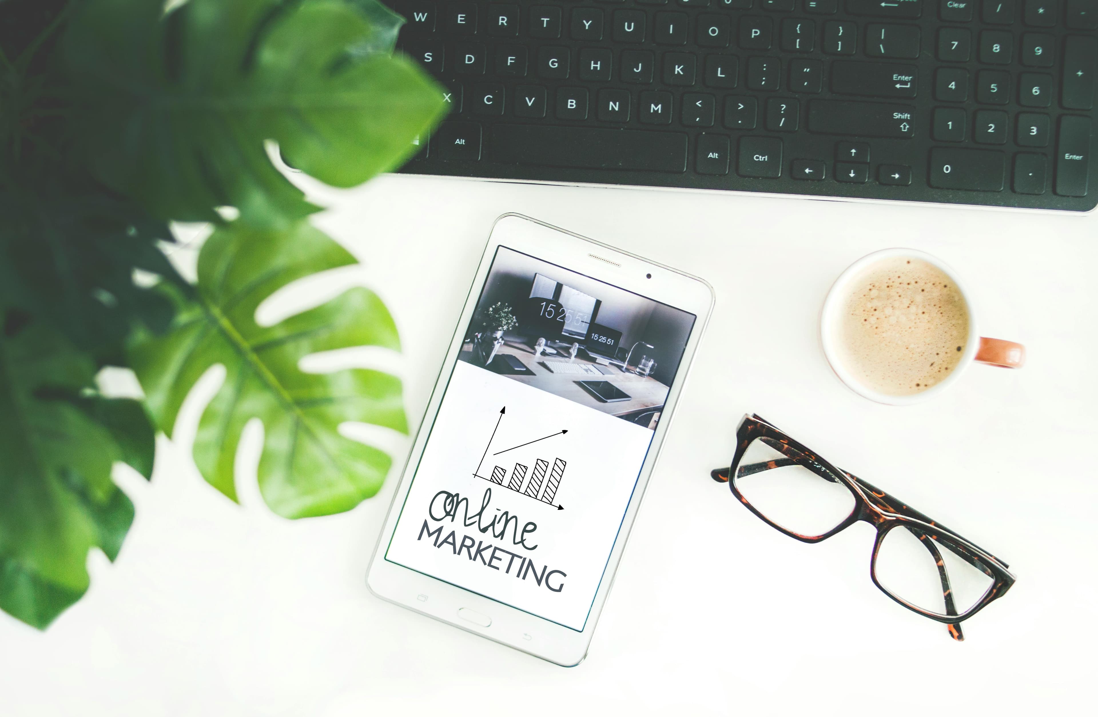 Digital marketing analytics dashboard